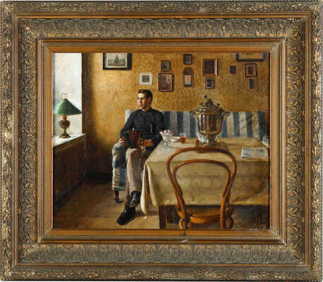 Гусиков (Гусикянц) Христофор (Хачатур) Кириллович. Лирический портрет в интерьере